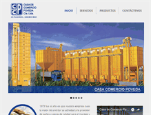 Tablet Screenshot of ccpoveda.com